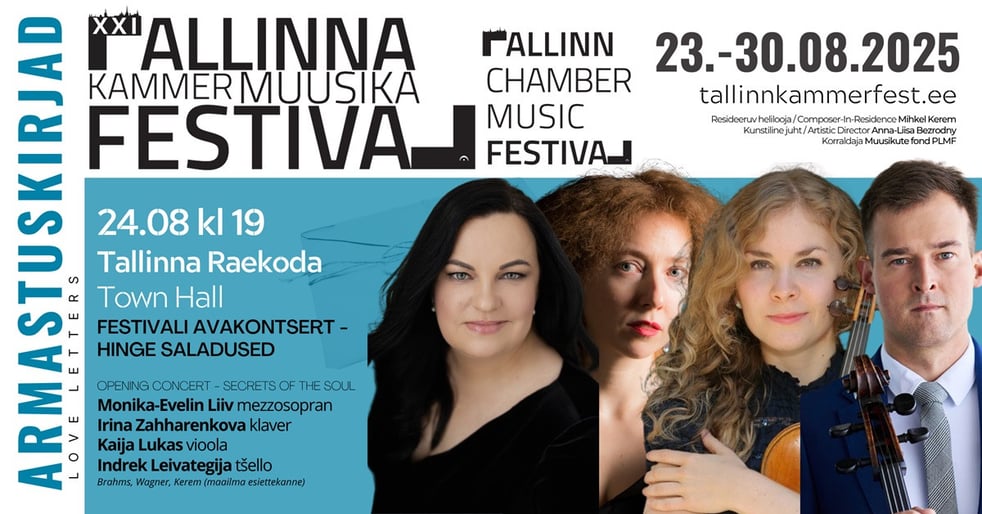 XXI Tallinna Kammermuusika Festivali avakontsert "Hinge saladused"