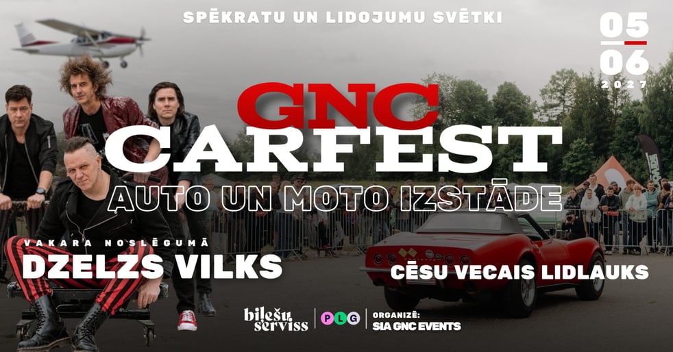 GNC Carfest - Spēkratu un lidojumu svētki