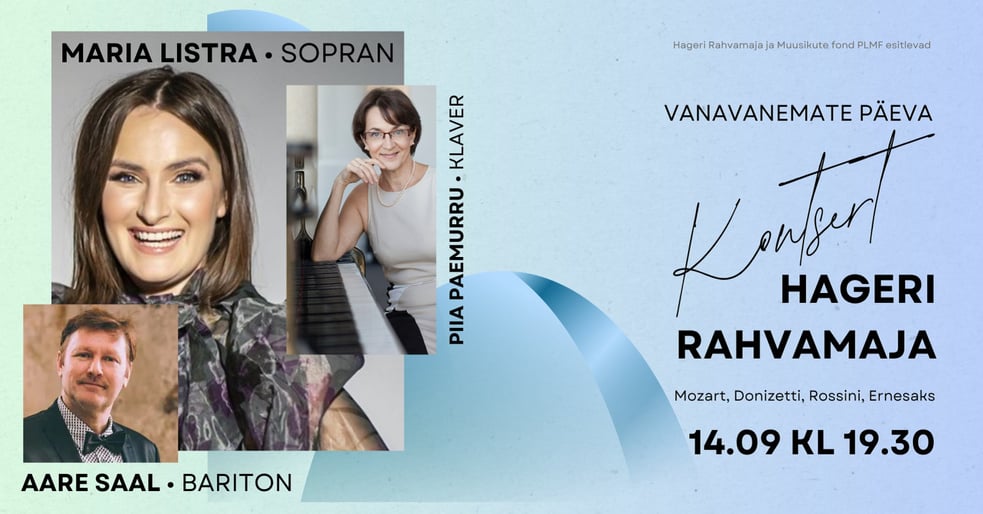 Vanavanemate päeva kontsert: Maria Listra, Aare Saal, Piia Paemurru