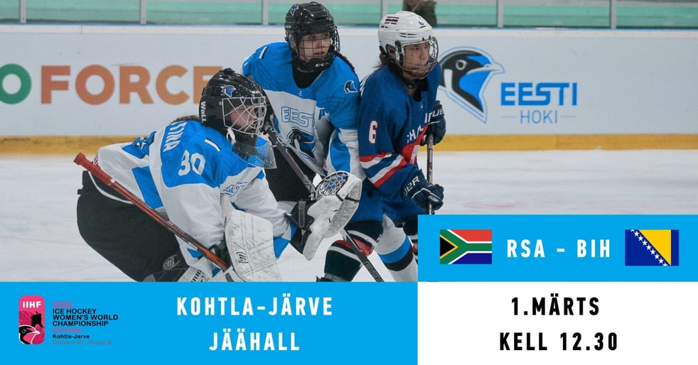 RSA - BIH / IIHF naiste jäähoki MM III divisjoni B-grupi turniir Kohtla-Järvel
