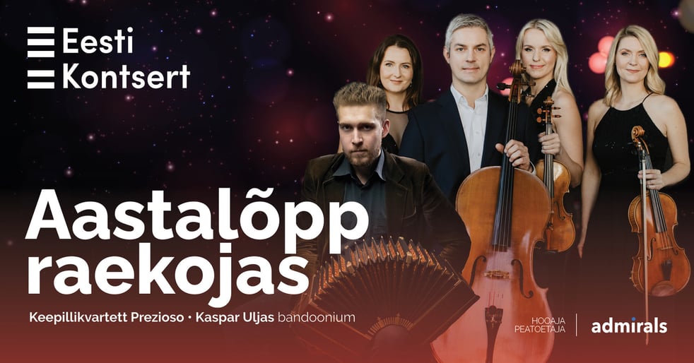 Aastalõpp raekojas. Keelpillikvartett Prezioso ja Kaspar Uljas