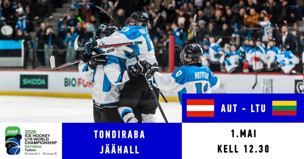 AUT - LTU / IIHF U18 meeste jäähoki MM I divisjoni B-grupi turniir Tallinnas
