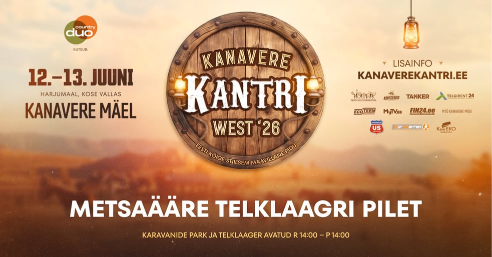 Kanavere Kantri West 2026 / Telklaager
