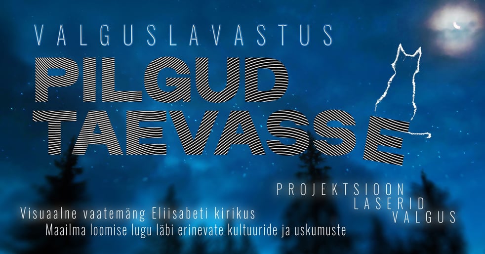 ''Pilgud taevasse'' / ''Eyes to the sky''/ Pärnu valgusteatri festival ''ÖÖvalgel''