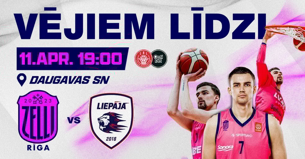 LBL ceturtdaļfināls: Rīgas Zeļļi vs BK Liepāja