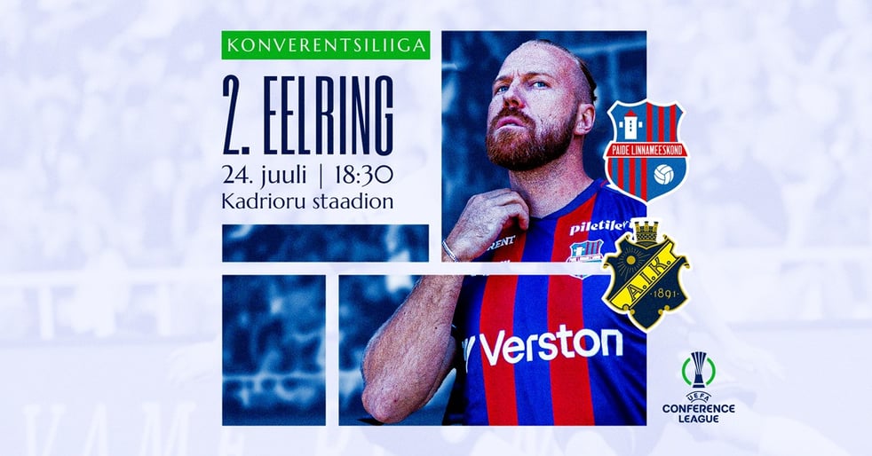 Paide Linnameeskond vs AIK Stockholm.