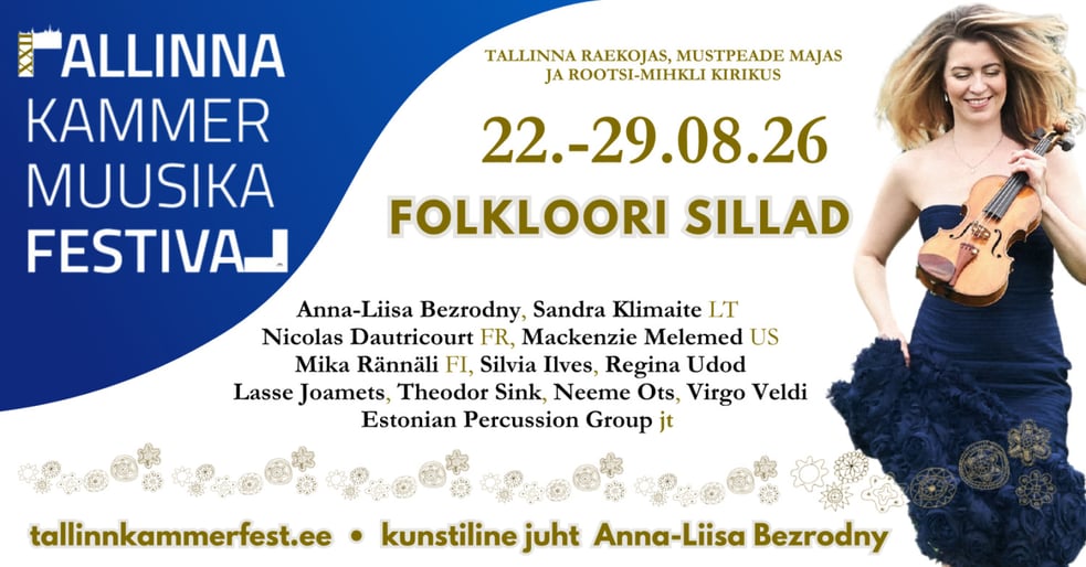 XXII Tallinna Kammermuusika Festivali pass