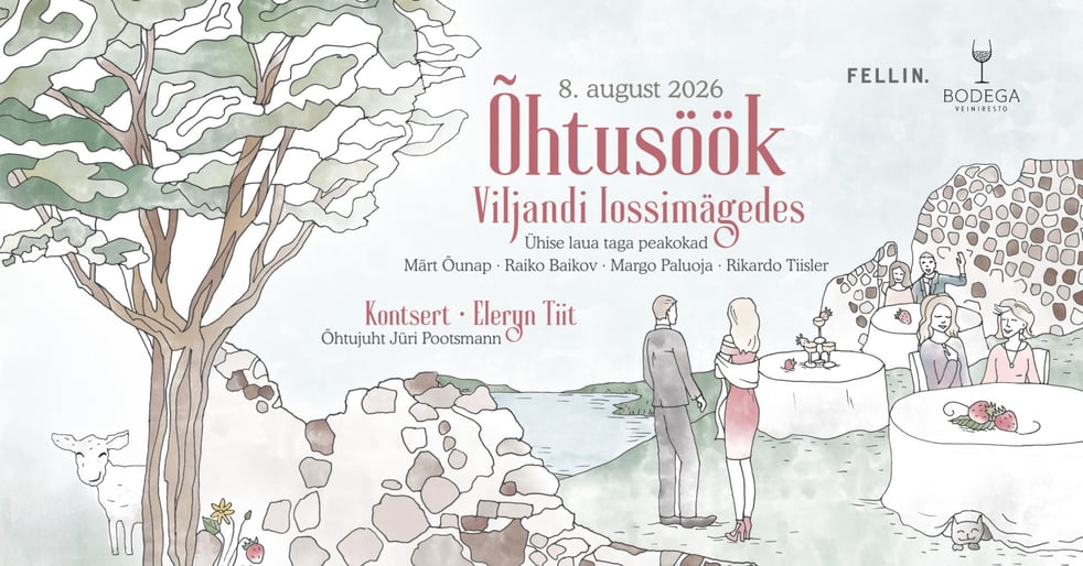 Õhtusöök Viljandi Lossimägedes