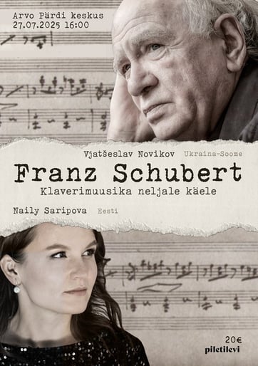 Franz Schuberti klaverimuusika neljale käele. Klaveriduo Naily Saripova - Vjatšeslav Novikov