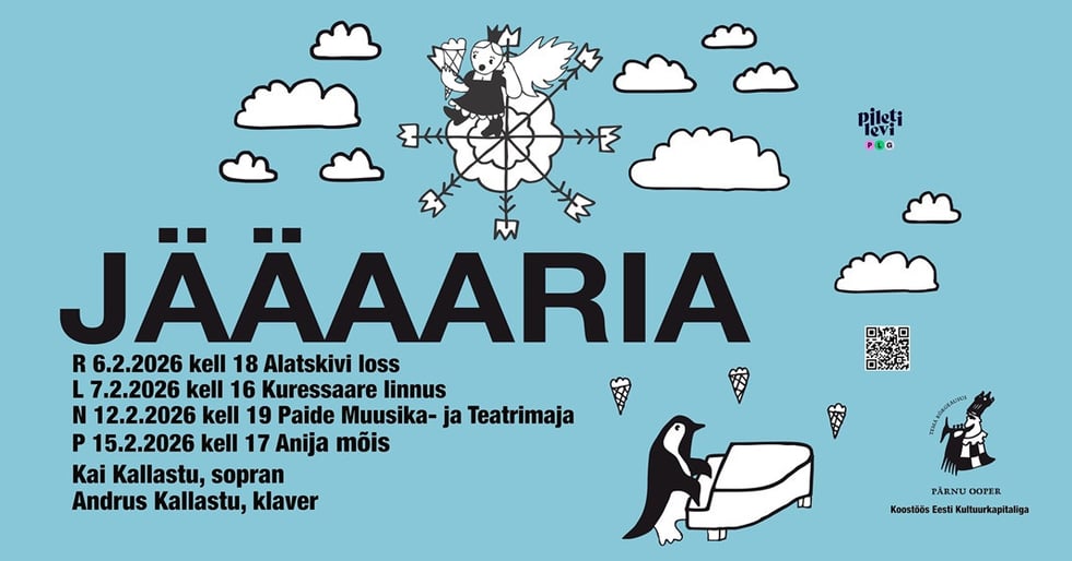 JÄÄAARIA. Kai Kallastu (sopran), Andrus Kallastu (klaver)