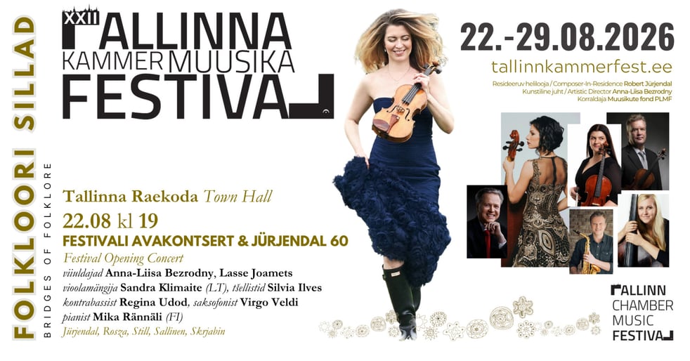 XXII Tallinna Kammermuusika Festivali avakontsert "Jürjendal 60"