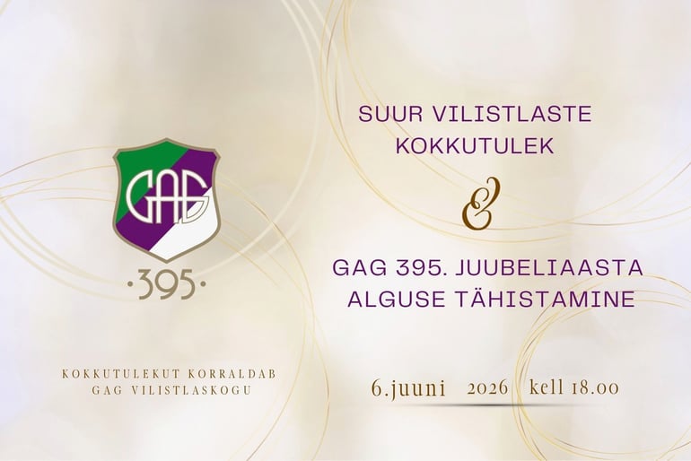 Gustav Adolfi Gümnaasium 395 - vilistlaste kokkutulek