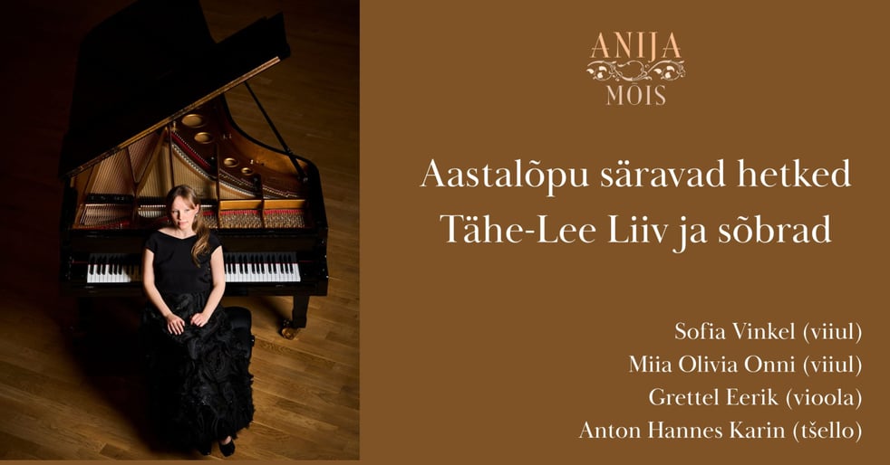 Aastalõpu säravad hetked: Tähe-Lee Liiv ja sõbrad