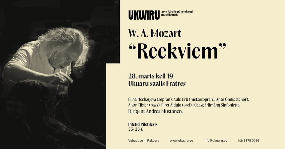 W.A.Mozart "Reekviem" Ukuarus