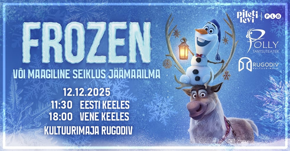 FROZEN või maagiline seiklus jäämaailma. VENE KEELES