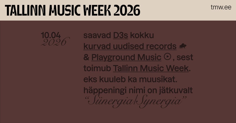 TMW 2026 | kurvad uudised records x Playground Music