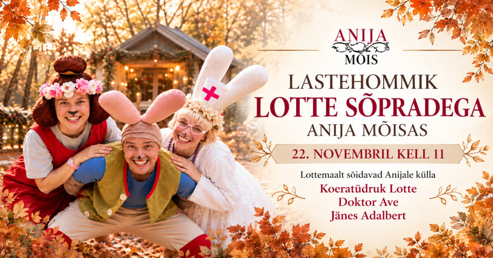Lastehommik: Lotte sõpradega Anija mõisas