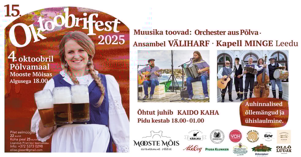 Mooste Mõisa Oktoobrifest 2025