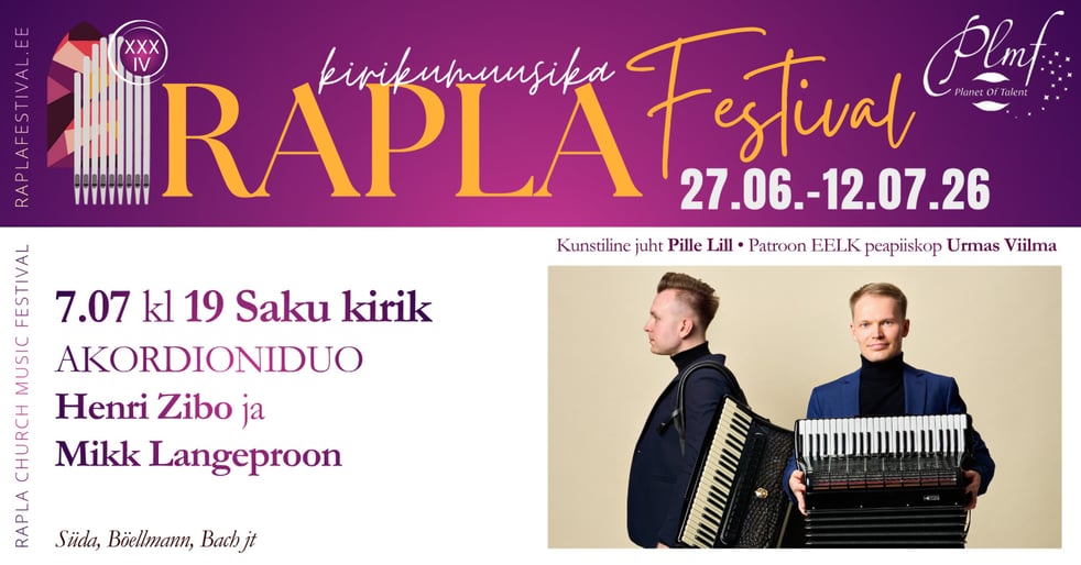XXXIV Rapla Kirikumuusika Festivali kontsert