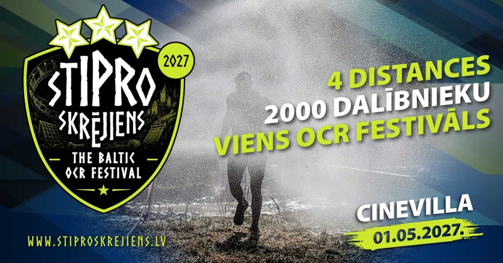 Stipro Skrējiens - GARMIN 10 km. distance. Teams.