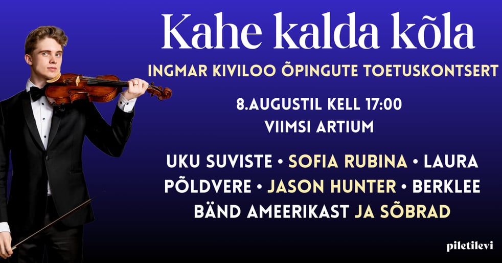 Kahe kalda kõla - Ingmar Kiviloo õpingute toetuskontsert