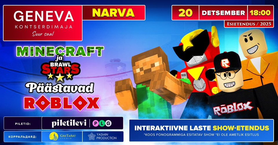 Minecraft ja Brawl Stars päästavad Robloxi!