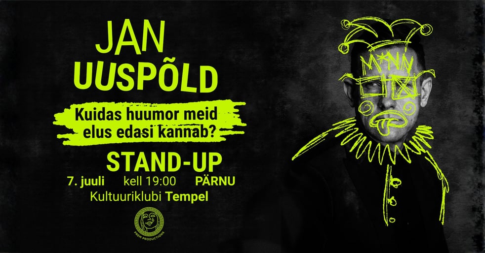 Jan Uuspõld stand-up ''Kuidas huumor meid elus edasi kannab?''