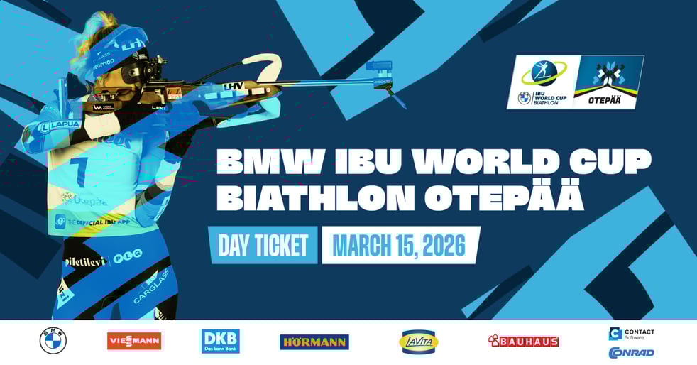 BMW IBU World Cup Biathlon 15.03 Day Ticket / Laskesuusatamise maailmakarikaetapi 15.03 päevapilet