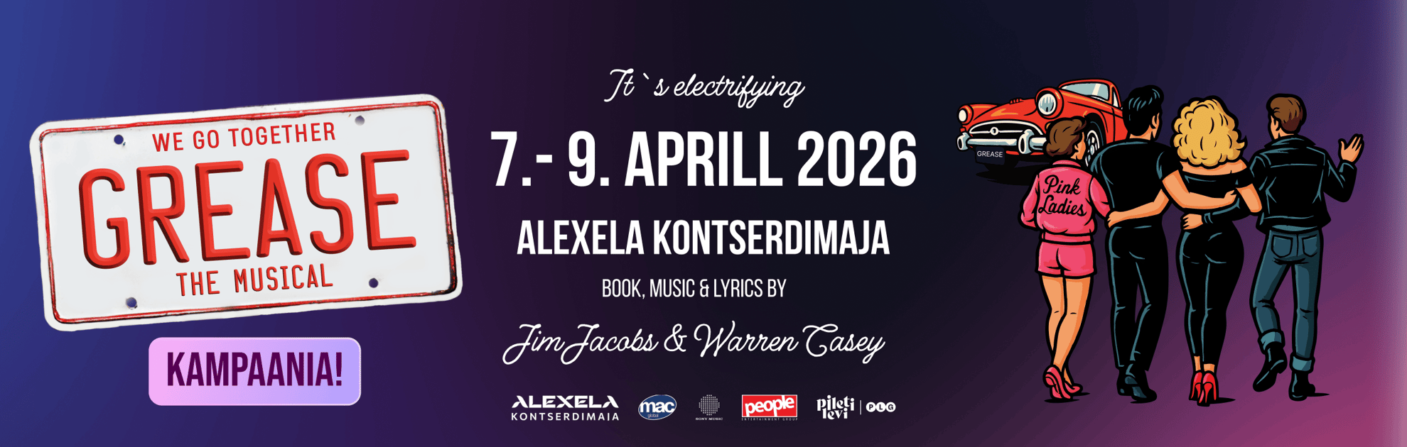 Muusical Grease / kampaania!