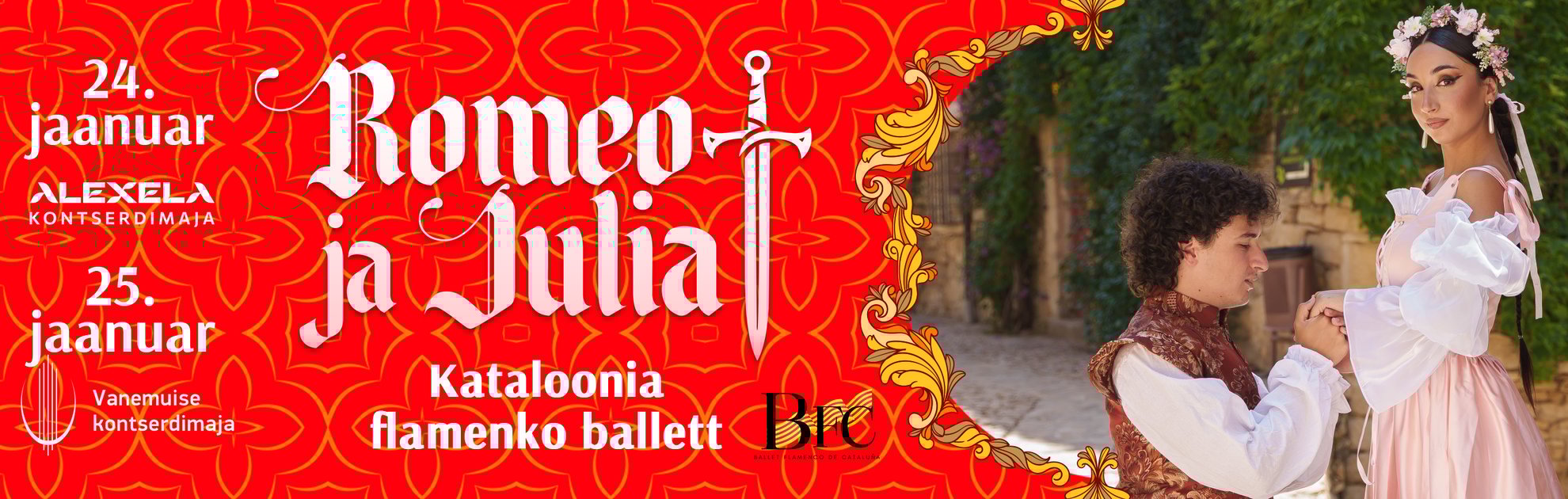 Kataloonia flamenko ballett 'Romeo ja Julia'