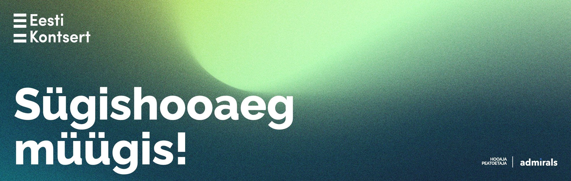 Eesti Kontsert Sügishooaeg müügis