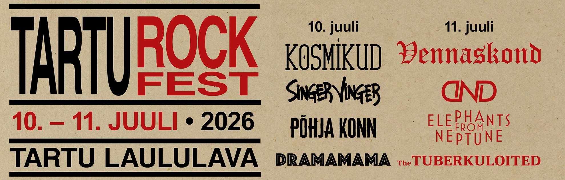 Tartu Rock Fest 2026