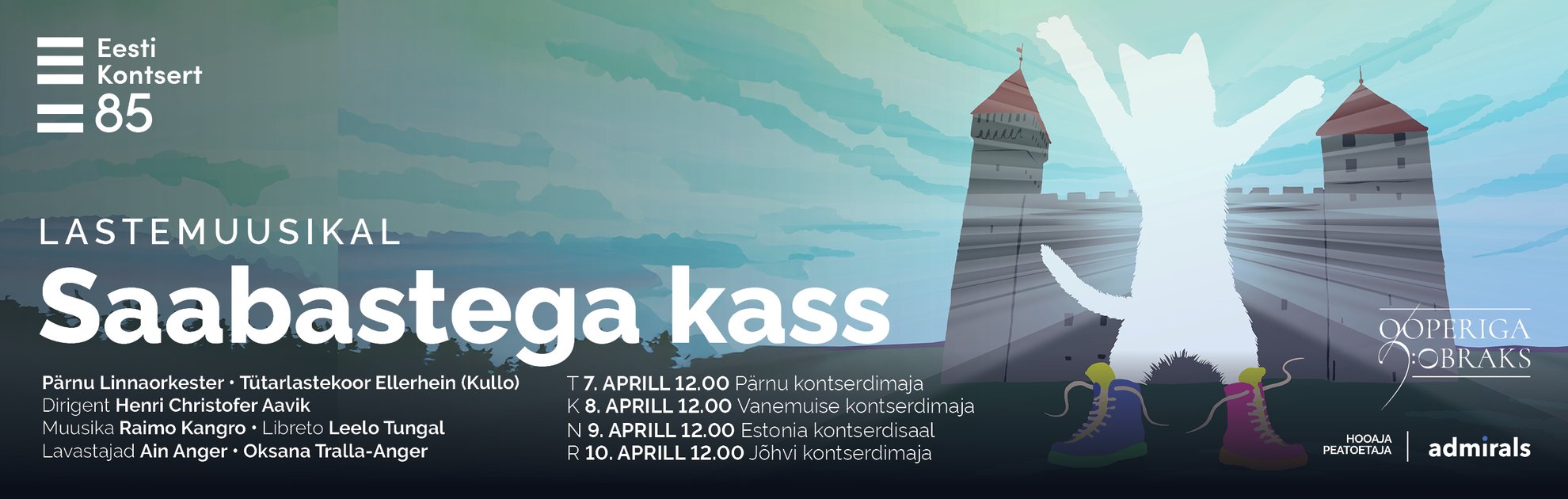 Lastemuusikal Saabastega kass
