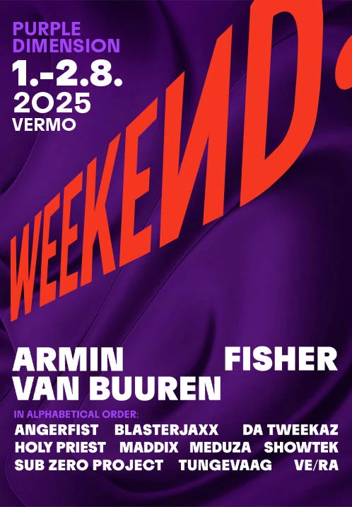 Weekend Festival Finland 2025 - 01.08.2025 - Vermo Event Park, Espoo