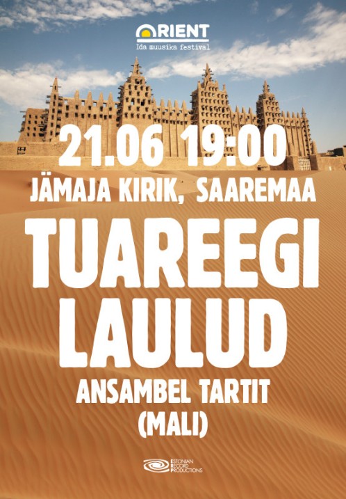 Maagilised tuareegi laulud kõlavad suve hakul Jämaja kirikus Saaremaal Sahara kõrbe vähetuntud ja müstilise kultuuri esinedajad – tuareegid – annavad 21. juunil