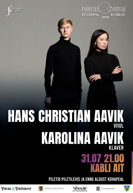 Hans Christian Aavik ja Karolina Aavik / Kabli Päikeseloojangu Festival 2024