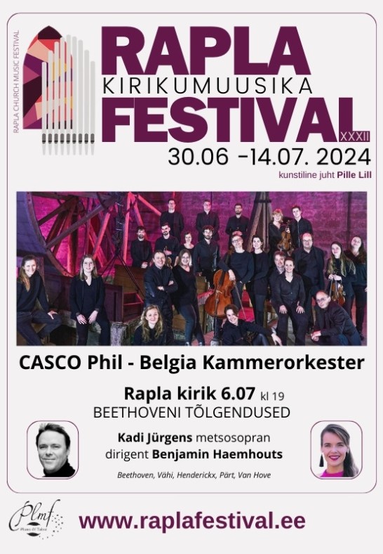 Rapla Kirikumuusika Festivali kontsert "Beethoveni tõlgendused"