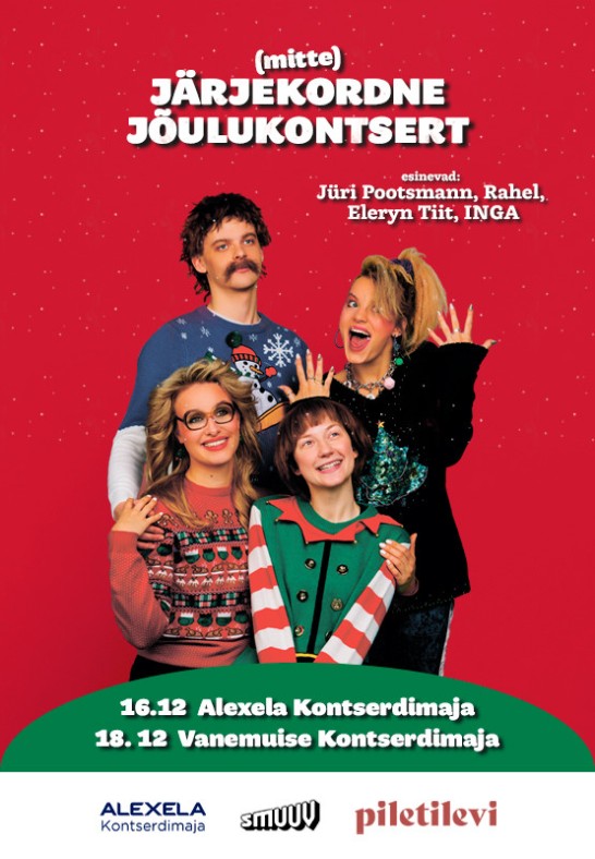 (Mitte) järjekordne jõulukontsert - Jüri Pootsmann, Eleryn Tiit, Rahel, INGA