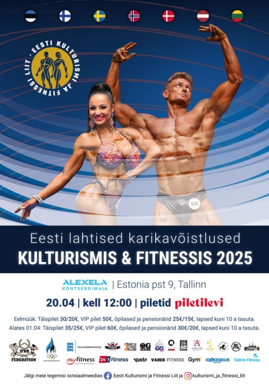 Eesti lahtised karikavõistlused kulturismis ja fitnessis 2025