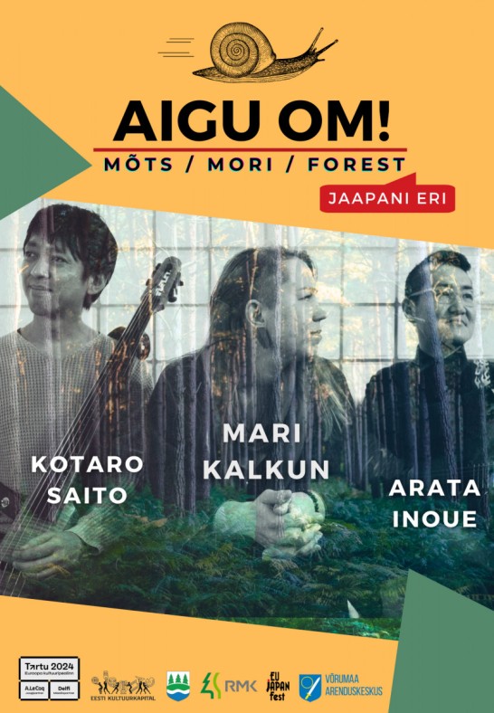 Aigu Om! küünikontsert: Mari Kalkun (Eesti), Arata Inoue (Jaapan), Kotaro Saito (Jaapan)