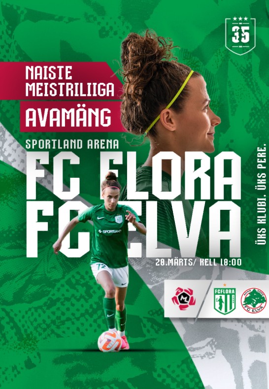 FC Flora Naiste Meistriliiga kodumängud 2025