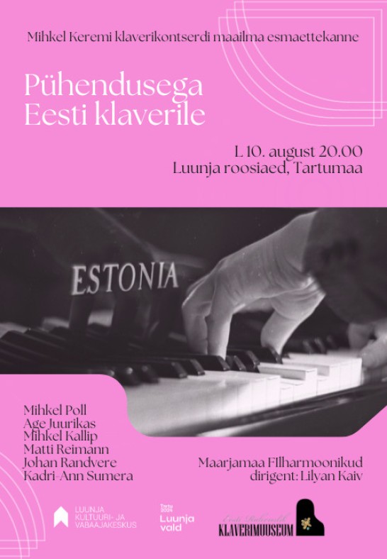Pühendusega Eesti klaverile