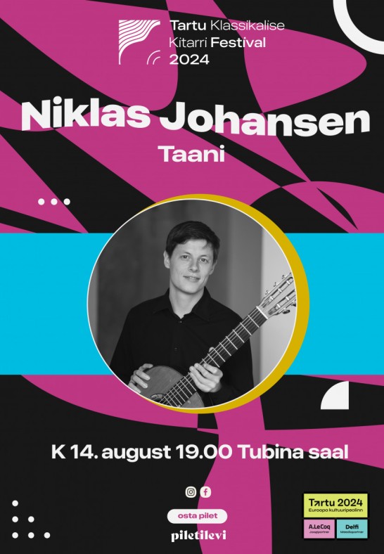 Niklas Johansen - Tartu 2024 klassikalise kitarri festivali peaesineja