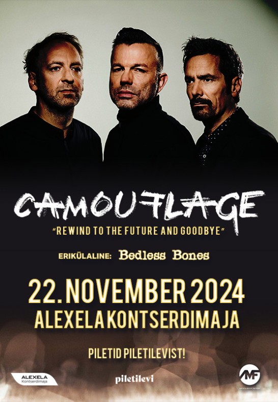 Camouflage Live Tour 2024 (Rewind to The Future And Goodbye) - 27.10.2023 asendus