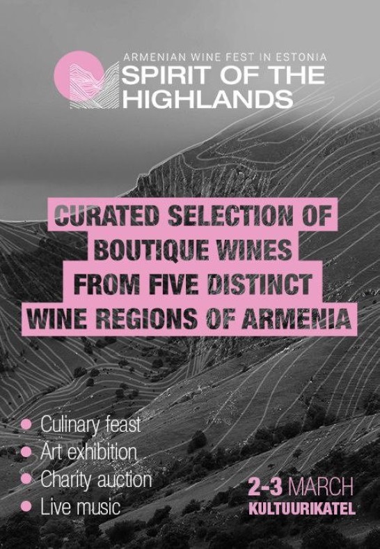 Armeenia veinifestival Eestis / Armenian Wine Festival in Estonia / 2-päeva pilet