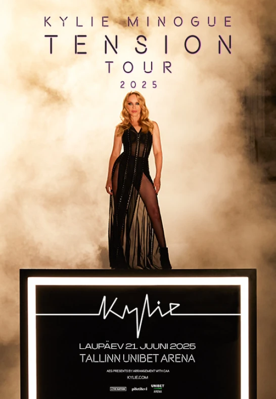 Kylie The Tension Tour 2025 21.06.2025 Unibet Arena Piletilevi.ee