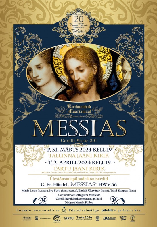 ''Kirikupühad Maarjamaal''. Messias. Corelli Music 20!