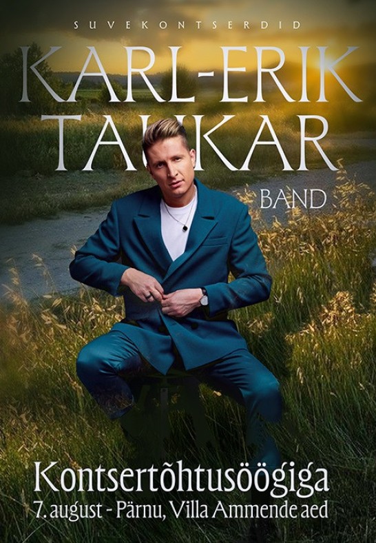 Kontsertõhtusöögi pilet Karl-Erik Taukar Band - Suvekontserdid