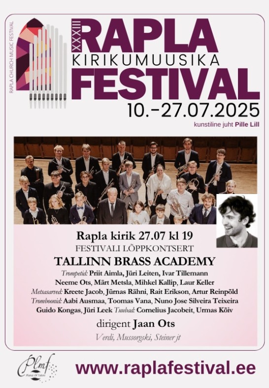 XXXIII Rapla Kirikumuusika Festivali lõppkontsert