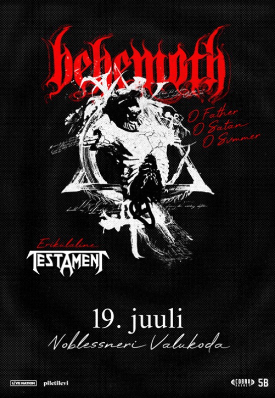 Behemoth + erikülaline Testament - O Father O Satan O Svmmer Tour 2024